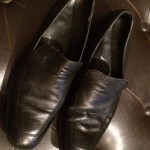 Men’s COLE HAAN Black Leather Loafers Slip On Shoes Sz 10M