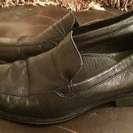 Men’s COLE HAAN Black Leather Loafers Slip On Shoes Sz 10M
