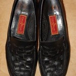 Men’s COLE HAAN Resort Loafer, Weave Pattern, Black – Size 11.5