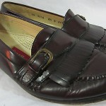 Cole Haan Leather Buckle Loafers Shoes – Burgundy – Men’s Size 8.5 D