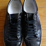 HUGO BOSS Leather Sneakers – Black / US Size 9