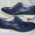 Cole Haan Air Franklin Wingtip Oxfords II, Suede Upper, Ocean Sue