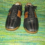 Cole Haan Nike Air black and brown bicycle stitch leather shoes  11 M