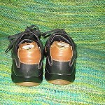 Cole Haan Nike Air black and brown bicycle stitch leather shoes  11 M