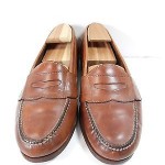 Cole Haan Country Genuine Handsewn Brown Leather Penny Loafers Mens 10.5 D