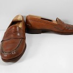 Cole Haan Country Genuine Handsewn Brown Leather Penny Loafers Mens 10.5 D