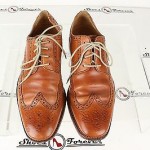 Mens Cole Haan Nike Air Stylish Brown Leather Oxfords Shoes Sz. 9 M