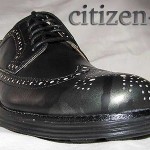 Cole Haan LUNARGRAND LONG WINGTIP in Black Camo-Black: Oxford US Mens Size 10