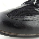 Cole Haan Flywire Mens Leather Casual Shoes Sz 8.5 M Black Lace Up Sneakers