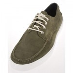 Cole Haan Men’s Bergen Moc Oxford Shoes – Fatigue Suede