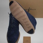 NIB COLE HAAN Men’s Blue 100% Suede LUNARGRAND CHUKKA Ankle Shoe Boot 11 M