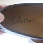 Cole Haan Driving Moccasins Brown Faux Croc Leather Gold Bit Mens Size 12M