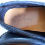 GENTLY WORN COLE HAAN BLACK LEATHER DRIVING MOCCASINS SIZE 10.5