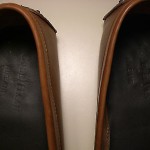 MINT! COLE HAAN AIR GRANT DRIVING SHOES PENNY LOAFERS PAPAYA 14M