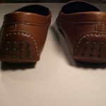 MINT! COLE HAAN AIR GRANT DRIVING SHOES PENNY LOAFERS PAPAYA 14M
