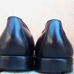 Hugo Boss Mens Dress Shoe Size 10.5M Black Leather Casual Comfort Slip On Loafer