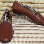 BRAGANO COLE HAAN MEN SZ 8.5 M BROWN  LEATHER SHOES  LOAFERS ** FREE SHIP**