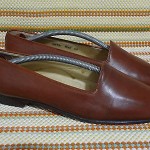 BRAGANO COLE HAAN MEN SZ 8.5 M BROWN  LEATHER SHOES  LOAFERS ** FREE SHIP**