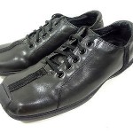 DIESEL PILSNER MENS SNEAKERS SHOES BLACK LEATHER SIZE 9.5