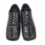 DIESEL PILSNER MENS SNEAKERS SHOES BLACK LEATHER SIZE 9.5