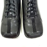 DIESEL PILSNER MENS SNEAKERS SHOES BLACK LEATHER SIZE 9.5