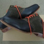 New Cole Haan Air Carter RBR Saddle Blue Casual Lace Dress Shoes Size 8 C11528