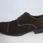 Cole Haan Men’s Size 11 M Dark Chocolate Brown Suede Cap Toe Waterproof Oxfords