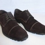 Cole Haan Men’s Size 11 M Dark Chocolate Brown Suede Cap Toe Waterproof Oxfords
