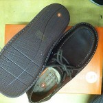clarks men #82595 un-structured brown-leather 9 M