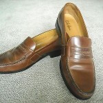 COLE HAAN TAN LEATHER LOAFERS –  SZ 16M