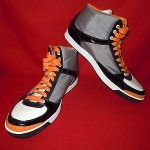 DIESEL BRAVE HIDE  RN 93243 White/Grey/Black/Orange  ONLY THE BRAVE  US size 12