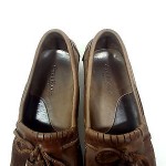 COLE HAAN MENS LOAFERS TASSEL SHOES BROWN LEATHER SIZE 8 M