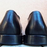Hugo Boss Mens Dress Shoe Sz Size 9M Black Leather Casual Comfort Slip On Loafer