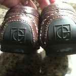 Cole Haan brown pebbled leather driving moccasins men’s 7