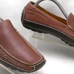 COLE HAAN Brown Leather Slip-on Driving Loafers Mocs mens 8 M
