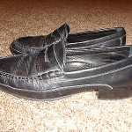 NICE Cole Haan Country Mens Black Leather Split Sole Loafers Shoes 11M 11 M USED