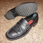 NICE Cole Haan Country Mens Black Leather Split Sole Loafers Shoes 11M 11 M USED