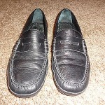 NICE Cole Haan Country Mens Black Leather Split Sole Loafers Shoes 11M 11 M USED