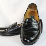 Cole Haan Penny Loafers Size 9 M Black Leather Made in Italy