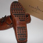 NIB COLE HAAN Men’s Papaya Brown NIKE Air Grant Driving Moccasin Shoe Size 7M