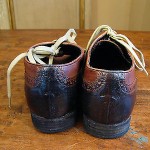 Hugo Boss Orange Label Nutmeg Brown brogue wingtip ox shoes Euro 42 ~ 10.5  US