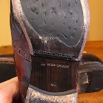 Hugo Boss Orange Label Nutmeg Brown brogue wingtip ox shoes Euro 42 ~ 10.5  US
