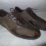 COLE HAAN Men’s BROWN Leather CASUAL Oxford Comfort Sneaker Shoes – Size 10M