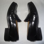 Men’s COLE HAAN Black LEATHER Classic Slip-On Penny Loafer Casual Shoes – 10.5M