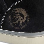 $195 – DIESEL Men’s SANDOKA Suede TRAINERS SHOES Black SIZE: 11