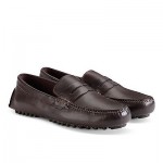 Cole Haan Air Grant Penny Loafer Shoes Nike Air Dark Brown Leather 9.5 BLEMISHED