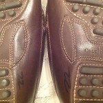 Cole Haan Air Grant Penny Loafer Shoes Nike Air Dark Brown Leather 9.5 BLEMISHED