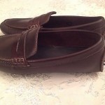 Cole Haan Air Grant Penny Loafer Shoes Nike Air Dark Brown Leather 9.5 BLEMISHED