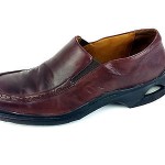 Cole Haan Nike Air Dark Brown Leather Loafer Slip On Comfort Shoes Men 9.5 B