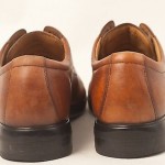 COLE HAAN WATERPROOF LIGHT BROWN LEATHER OXFORDS SZ 8.5
